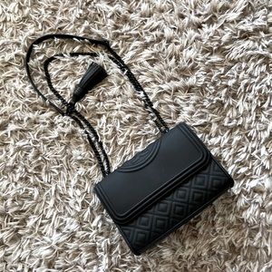 Tory Burch. Matte. Small. Black purse.